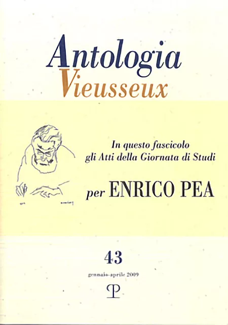 Antologia Vieusseux N. 43 gennaio-aprile 2009