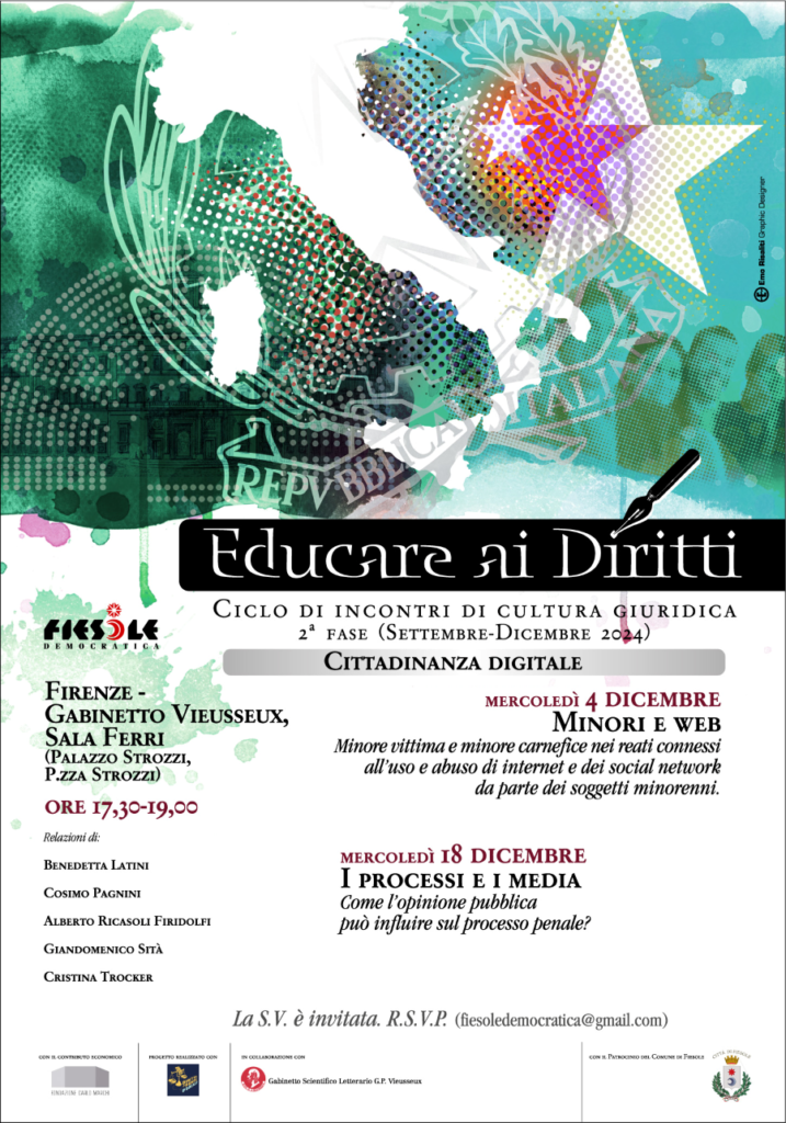 Educare ai Diritti Ciclo di incontri di cultura giuridica Cittadinanza digitale